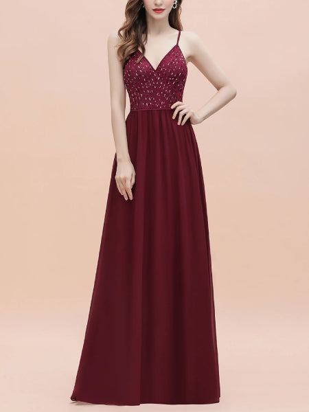 Robe cocktail mariage bordeaux