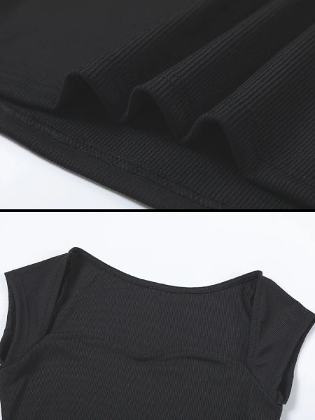 détails robe cocktail courte pas cher