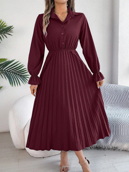 robe cocktail mi longue fluide