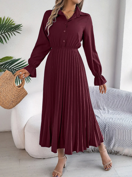 robe cocktail mi longue fluide