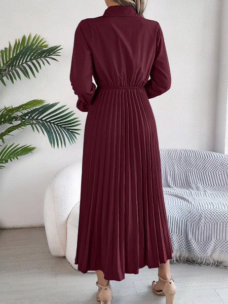 robe cocktail mi longue fluide