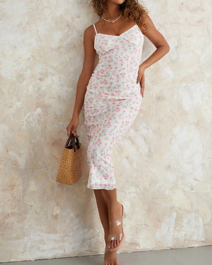 Robe cocktail fleurs