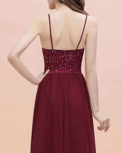Robe cocktail mariage bordeaux